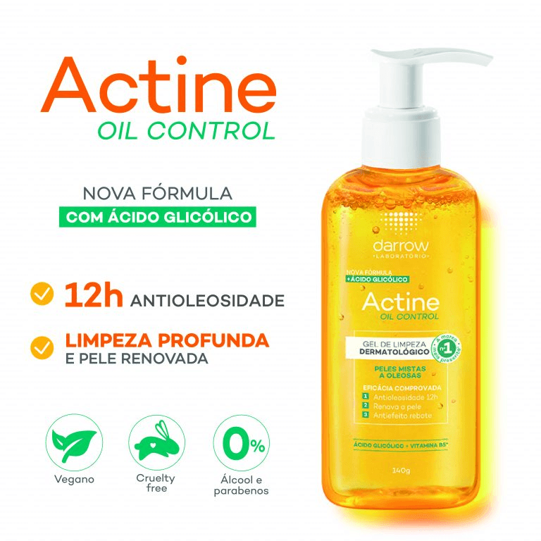 Refil Gel De Limpeza Facial Actine Oil Control 300g - Imagem 4