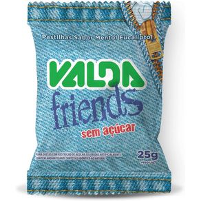 Pastilha Valda Friends Sem Açúcar 25G