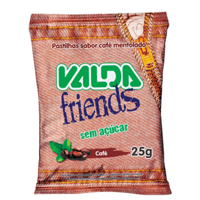 Pastilha Valda Friends Café Sem Açúcar 25G preço