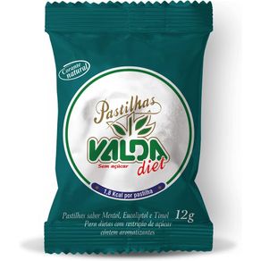 Pastilha Valda Diet 12G