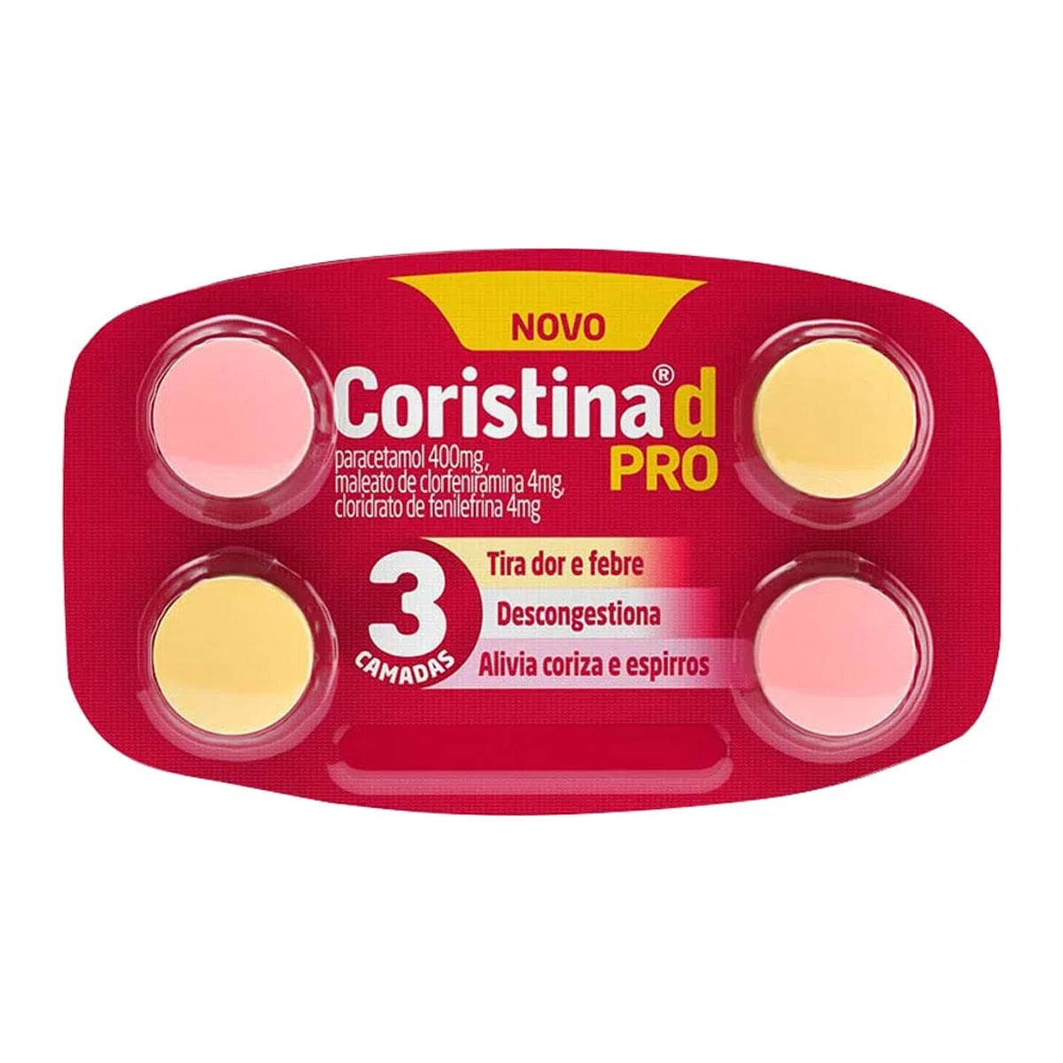 Coristina D Pro 4 Comprimidos