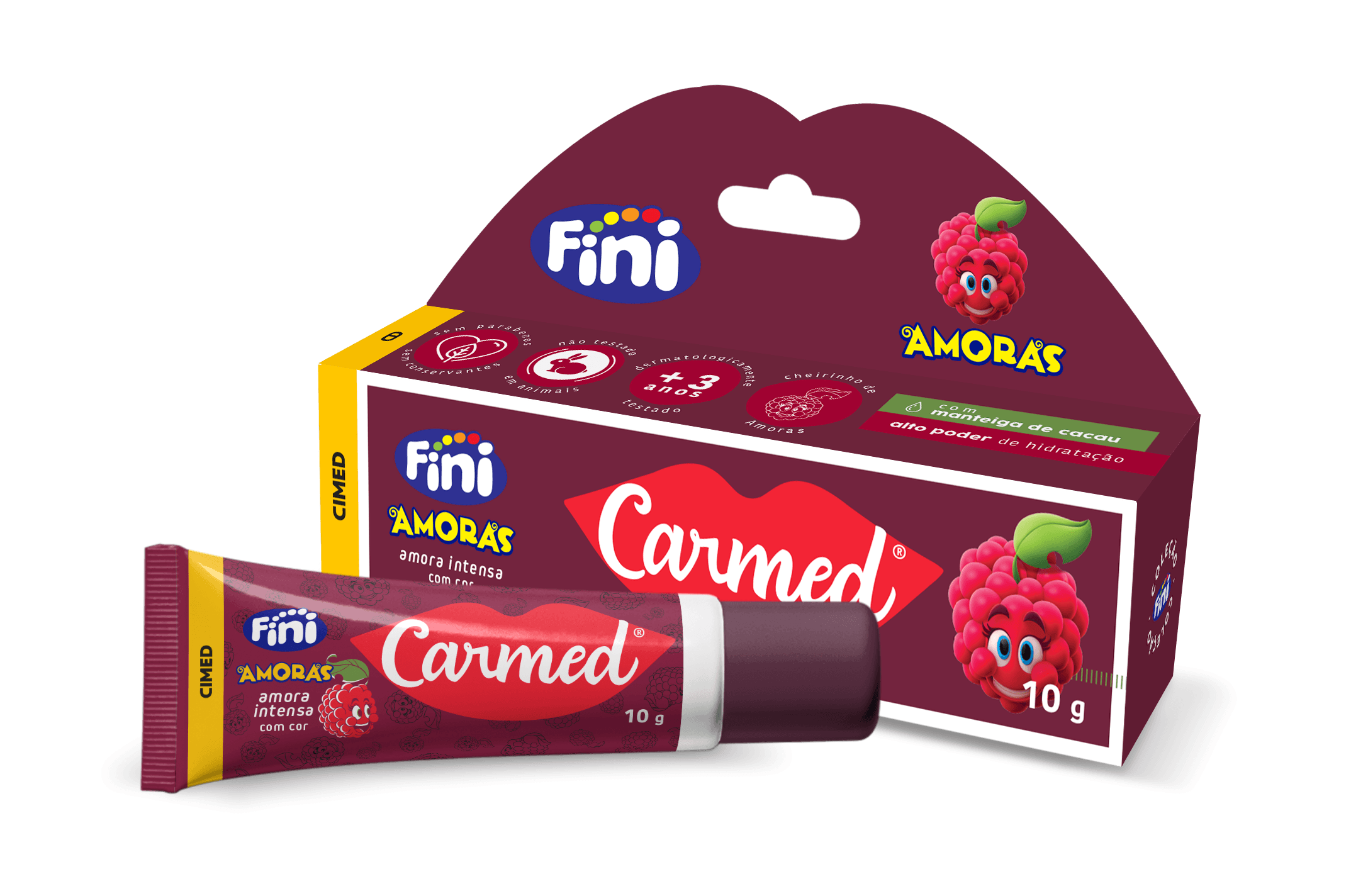 Carmed Fini Amoras Intensa com Cor 10g