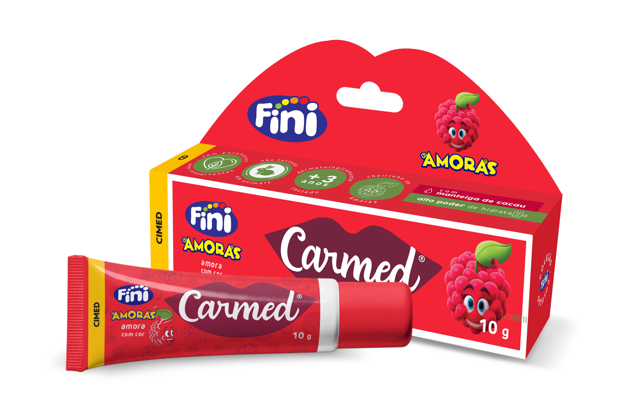 Carmed Fini Amoras Com Cor 10g
