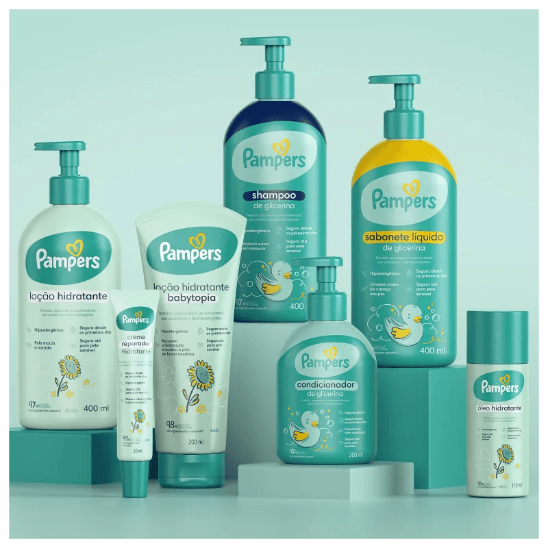 Loção Hidratante Pampers Girassol 200ml - Imagem 3