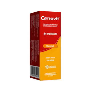 Cenevit +Imunidade Sabor Laranja 10 Comprimidos Efervescentes