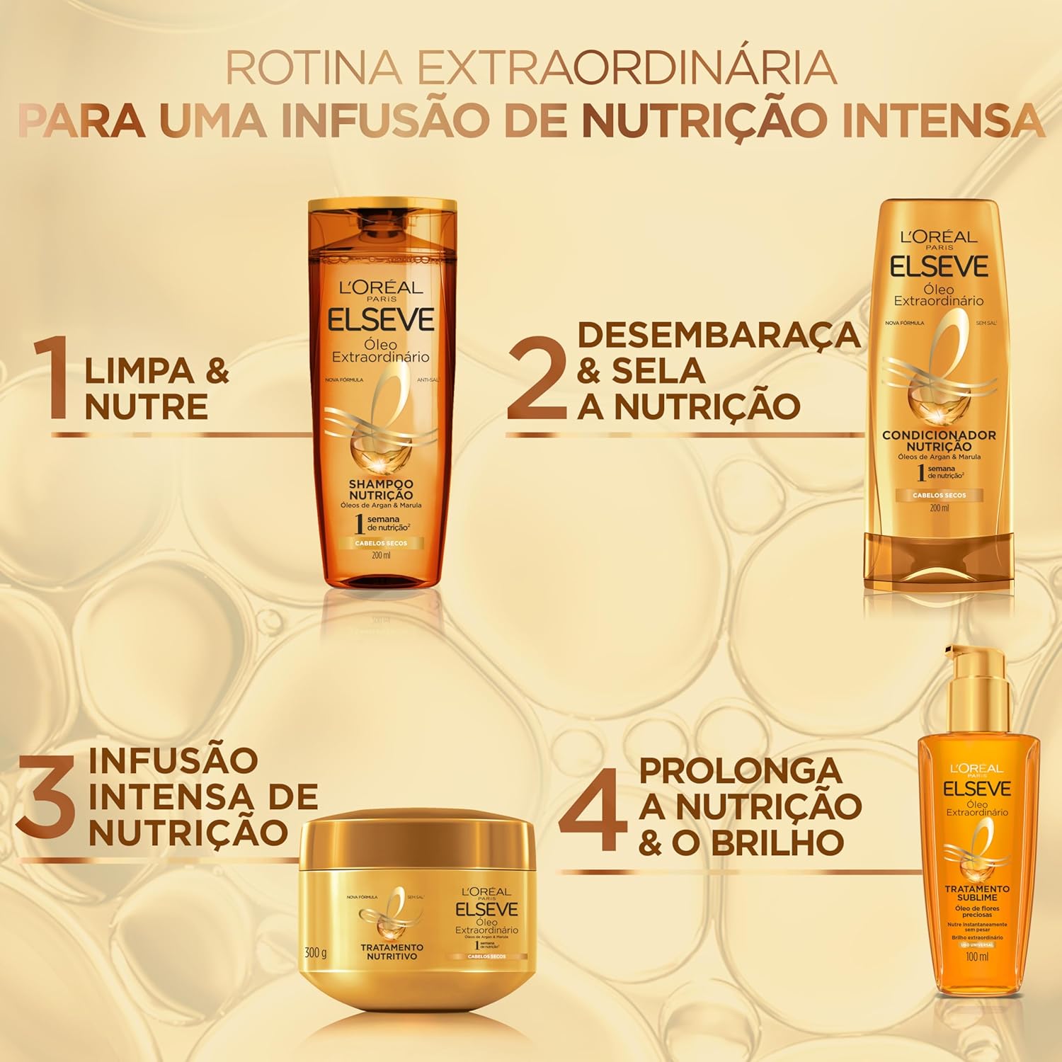 Óleo Extraordinário L'oréal Paris Elseve Tratamento Sublime 100ml - Imagem 6