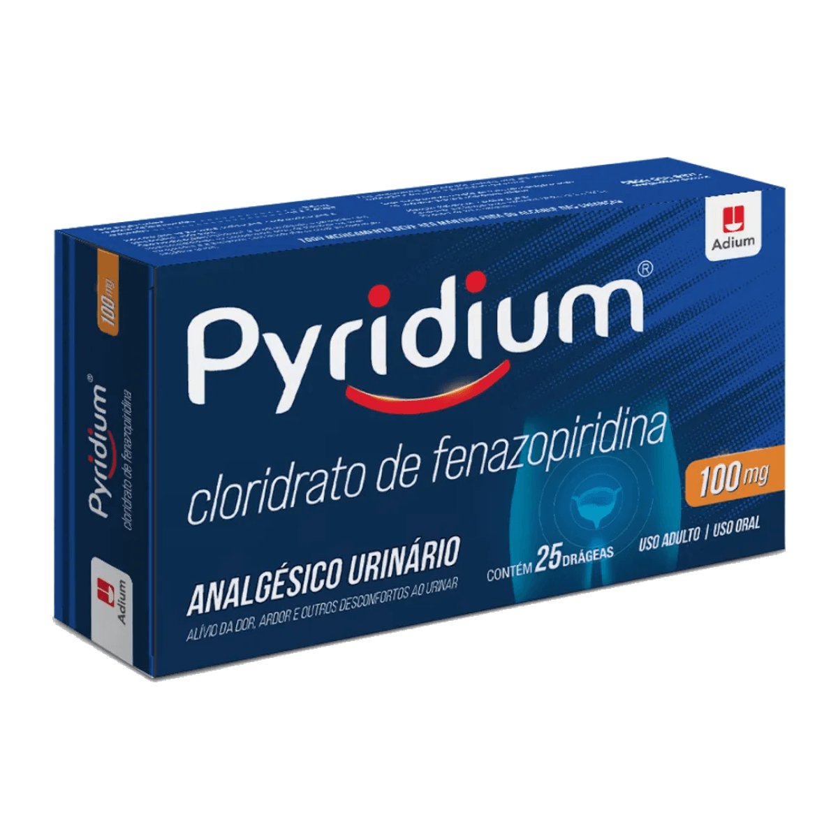 Pyridium 100mg 25 Comprimidos