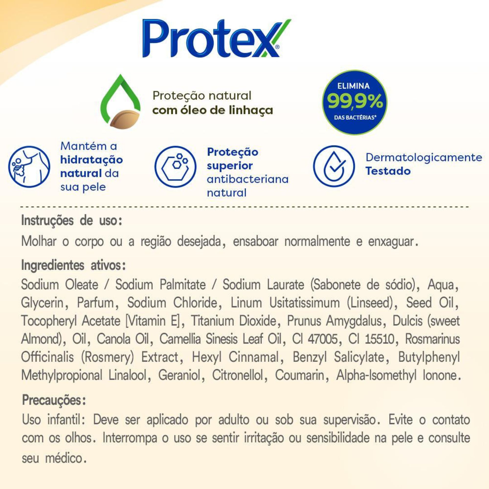 Sabonete Líquido Protex Nutri Protect Vitamina E 250ml - Imagem 5