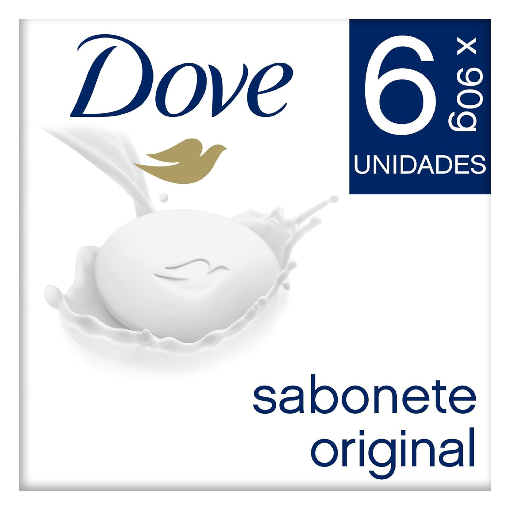 Sabonete Em Barra Dove Original 6 Unidades De 90g - Imagem 2