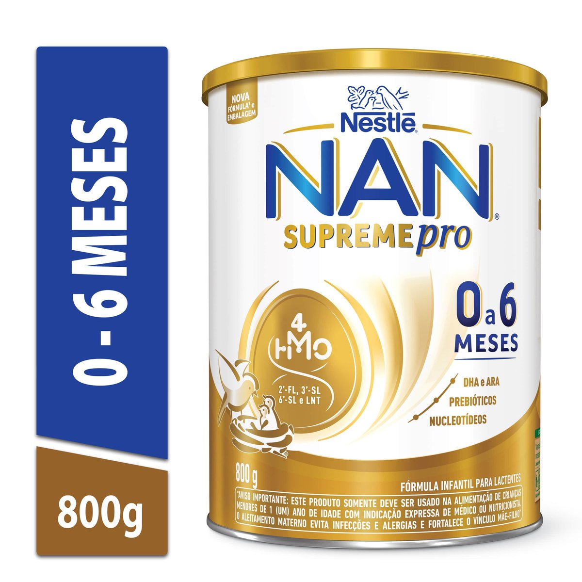 Fórmula Infantil Nan Supreme Pro 0 A 6 Meses 800g - Imagem 4