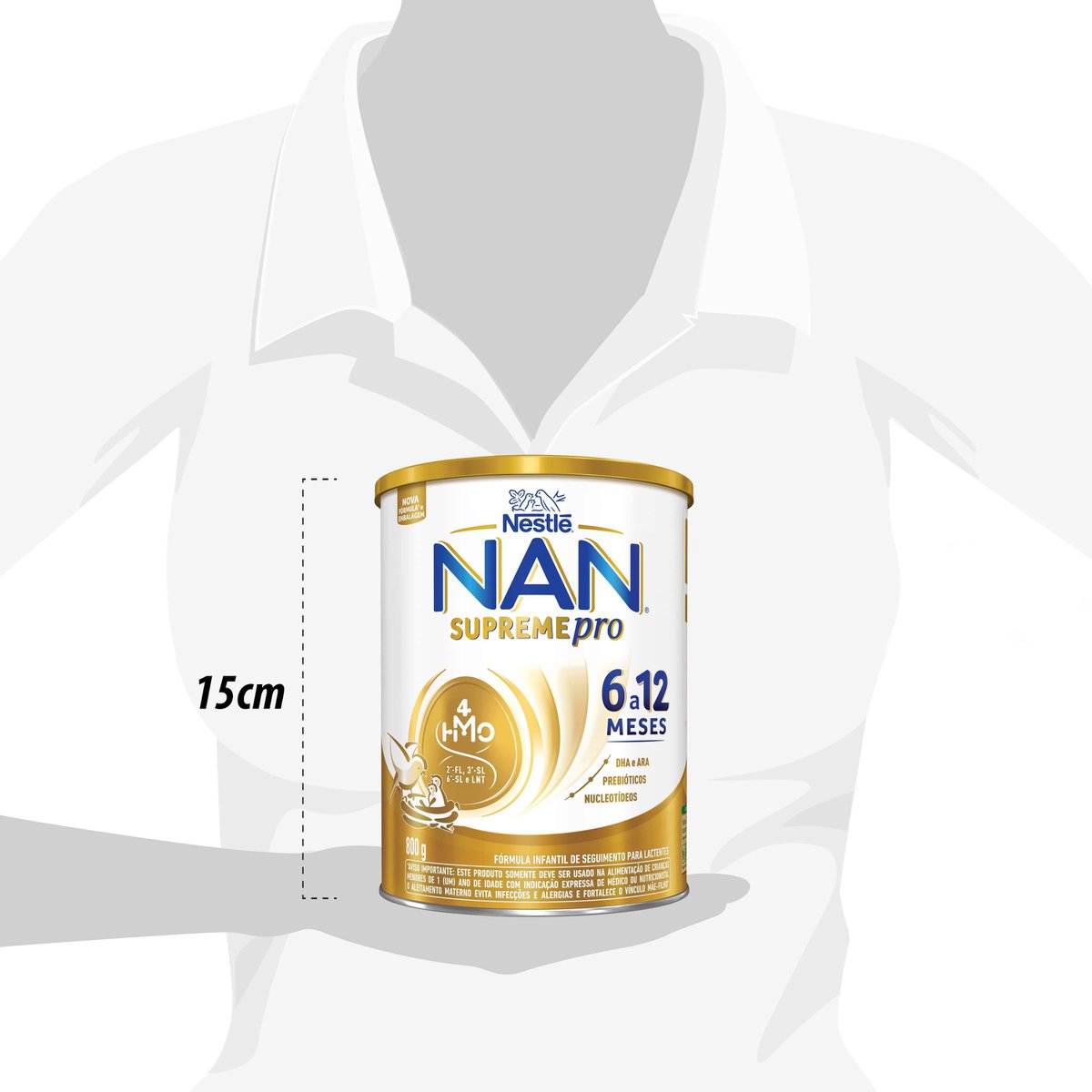 Fórmula Infantil Nan Supreme Pro 6 A 12 Meses 800g - Imagem 5
