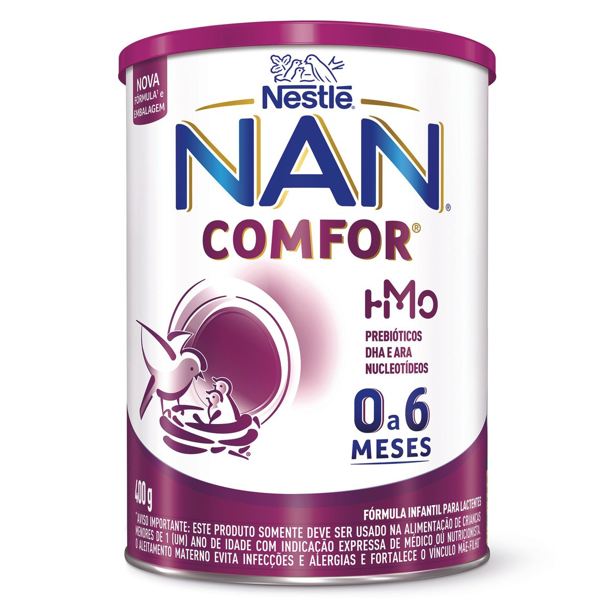 Fórmula Infantil Nan Comfor Hmo 0 A 6 Meses 400g