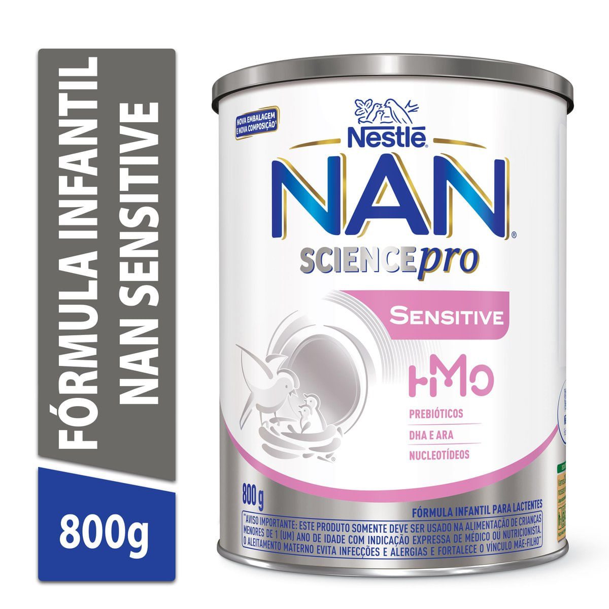 Fórmula Infantil Nan Science Pro Sensitive Hmo 800g - Imagem 4