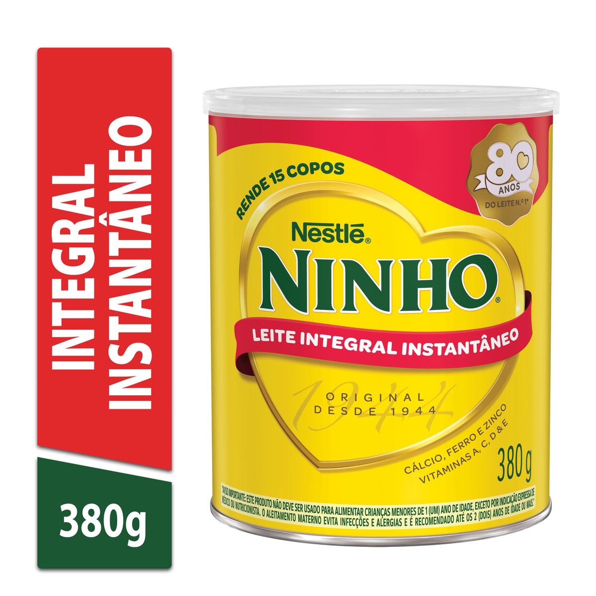 Leite Em Pó Ninho Integral Instantâneo 380g - Imagem 4