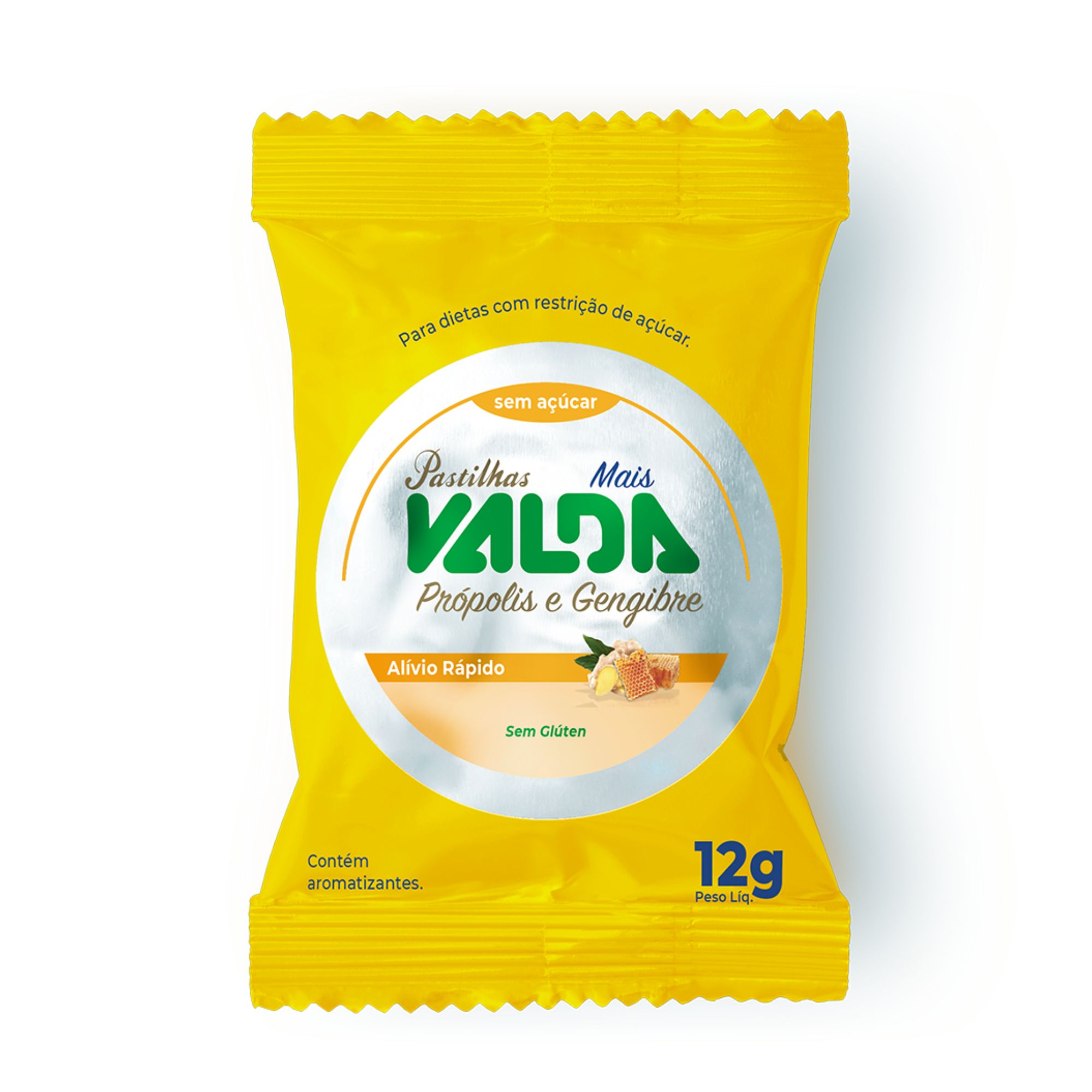 Pastilhas Valda Mais Própolis & Gengibre 12g
