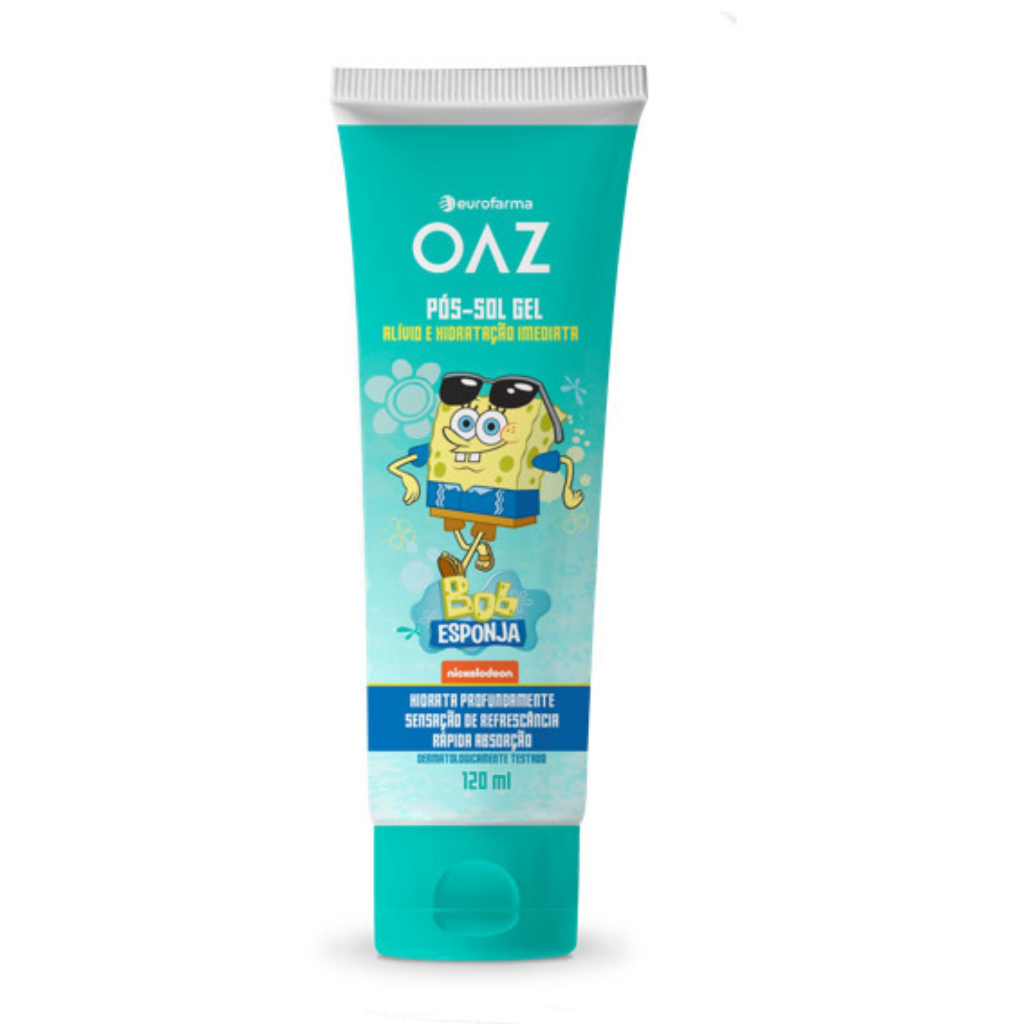 Pós-sol Em Gel Oaz Bob Esponja 120ml