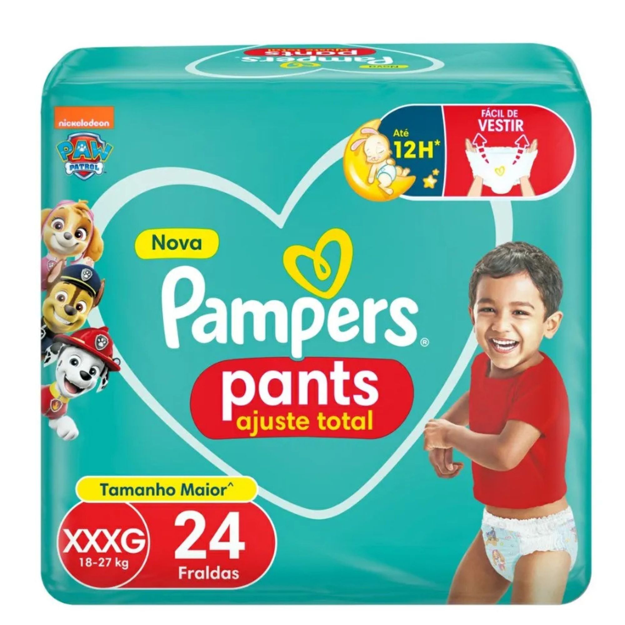 Fralda Pampers Pants Ajuste Total Xxxg 24 Unidades