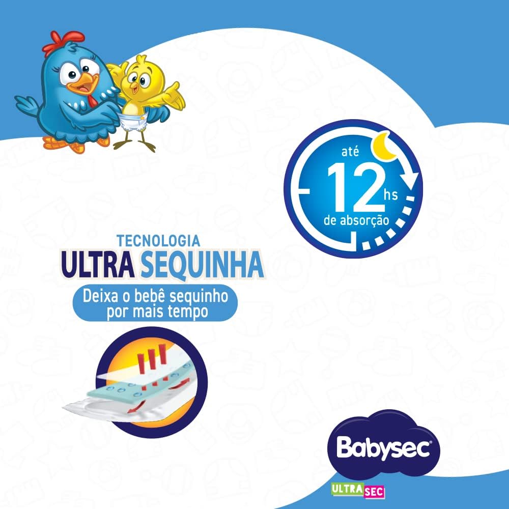 Fralda Babysec Ultra Sec M 38 Unidades - Imagem 2