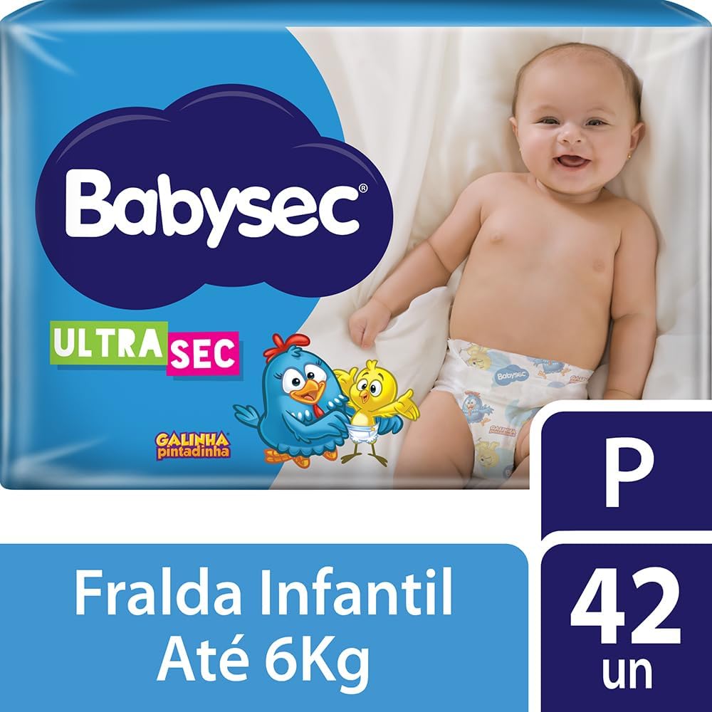 Fralda Infantil Babysec Ultrasec Mega P C/42 - Imagem 2