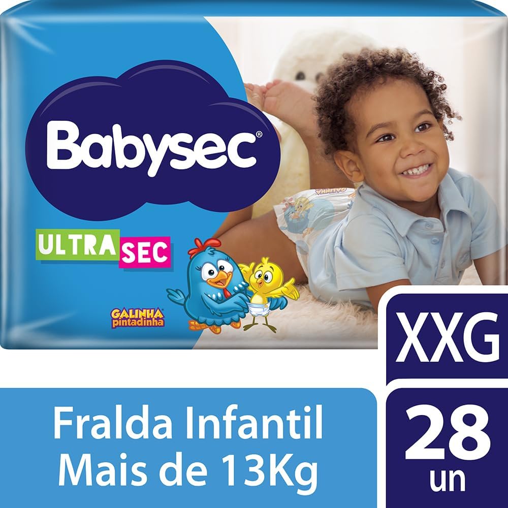 Fralda Babysec Ultra Sec Xxg 28 Unidades - Imagem 2