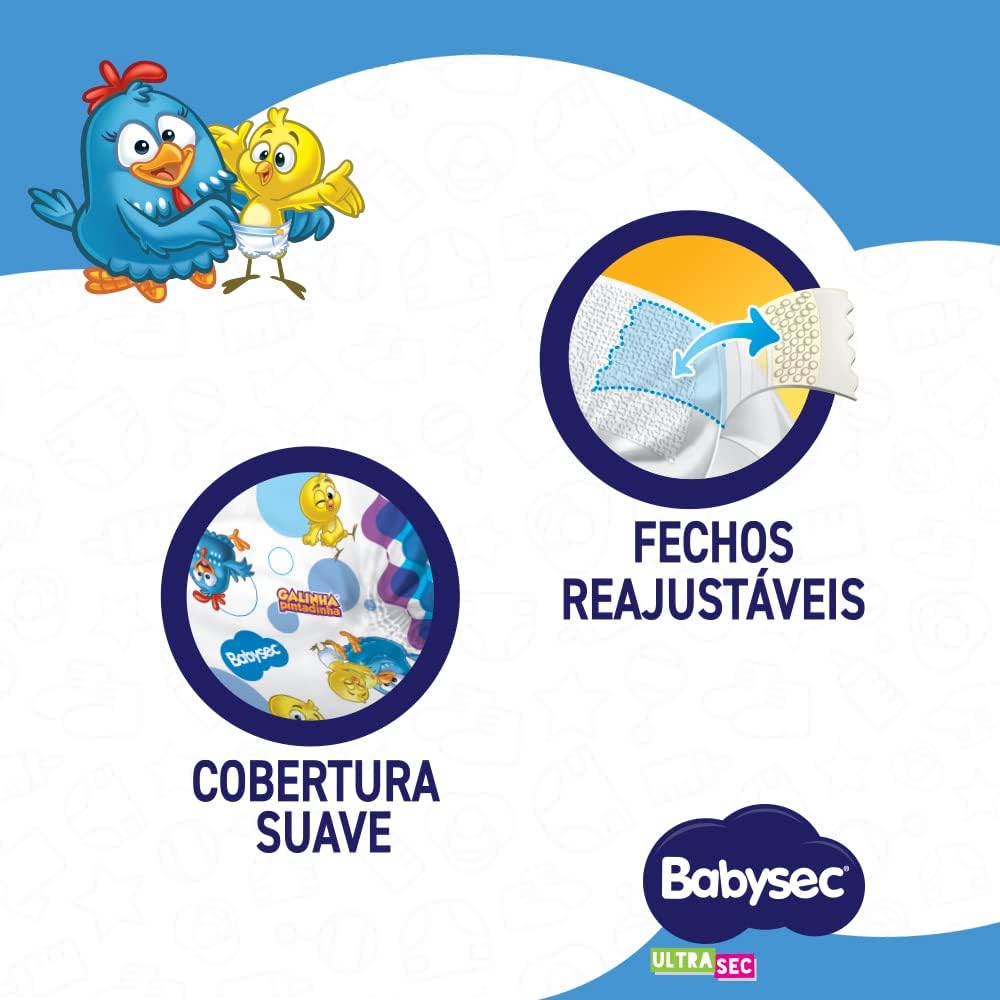 Fralda Babysec Ultra Sec Xxg 28 Unidades - Imagem 4