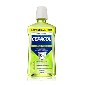 Enxaguante Bucal Cepacol Citrus Fusion Sem Álcool 500Ml
