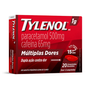 Tylenol Dc Multiplas Dores 20 Comprimidos