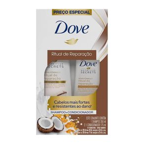 Kit Shampoo Dove Ritual De Reparação 350Ml + Condicionador 175Ml