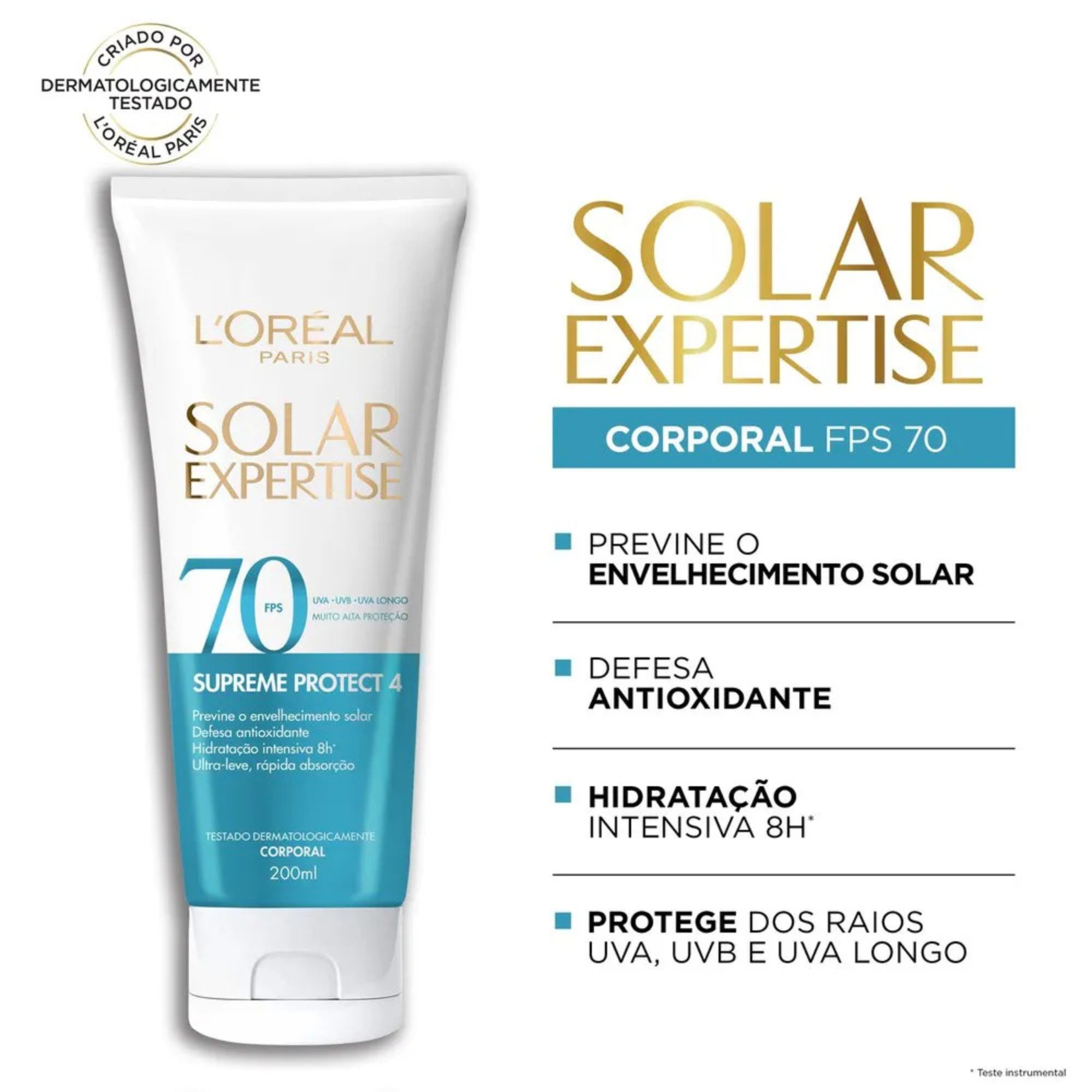 Protetor Solar Loréal Expertise Supreme Protect 4 Fps70 200ml - Imagem 2