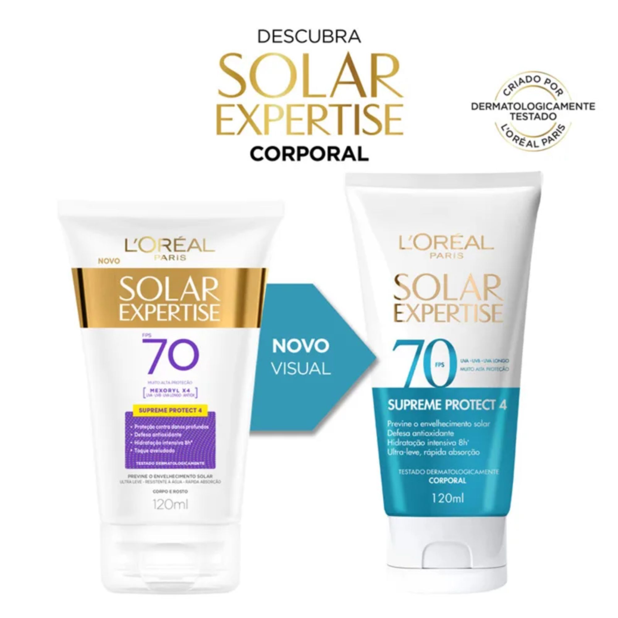 Protetor Solar Loréal Expertise Supreme Protect 4 Fps70 200ml - Imagem 3