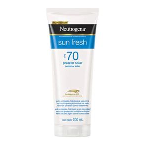 Protetor Solar Neutrogena Sun Fresh Fps70 200Ml