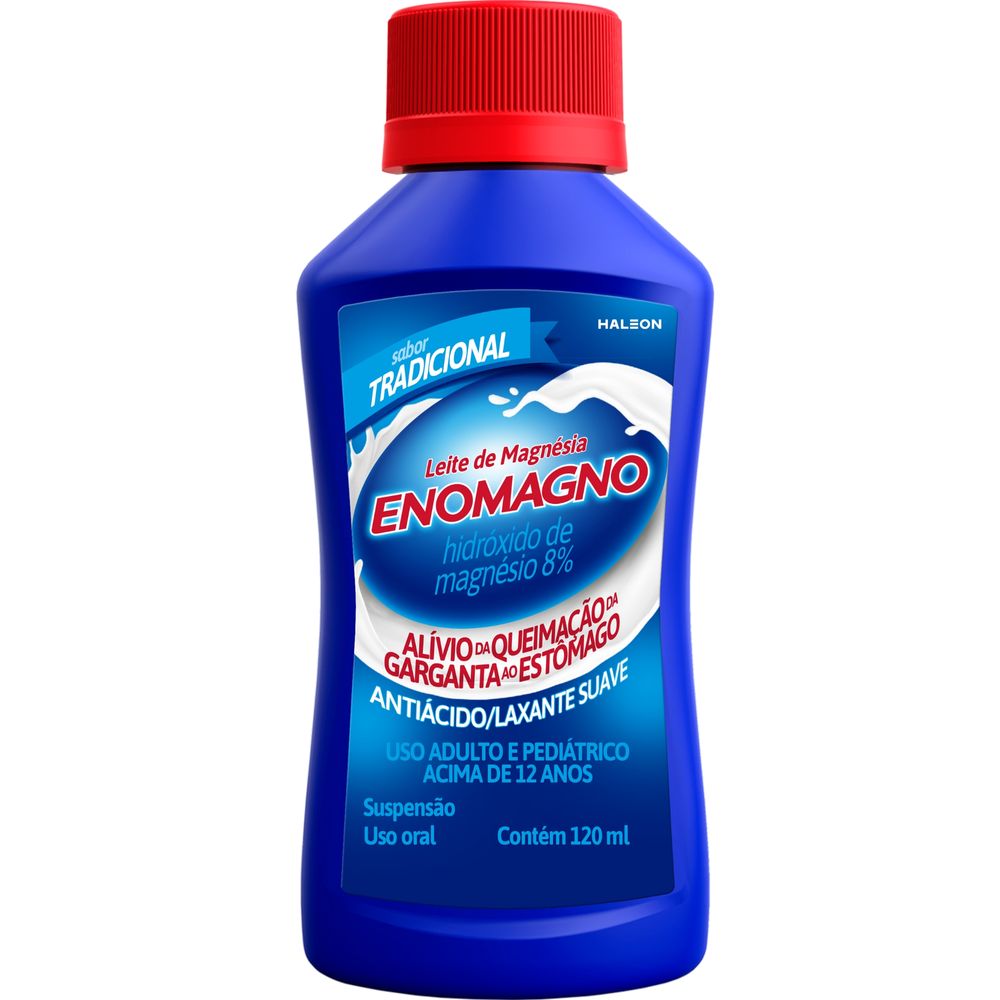 Enomagno Leite De Magnésia Tradicional 120ml
