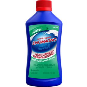 Enomagno Leite De Magnésia Hortelã 350Ml