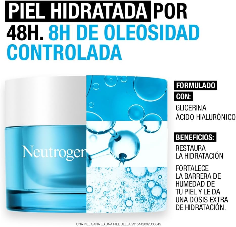 Refil Gel Hidratante Facial Neutrogena Hydro Boost Water 50g - Imagem 3
