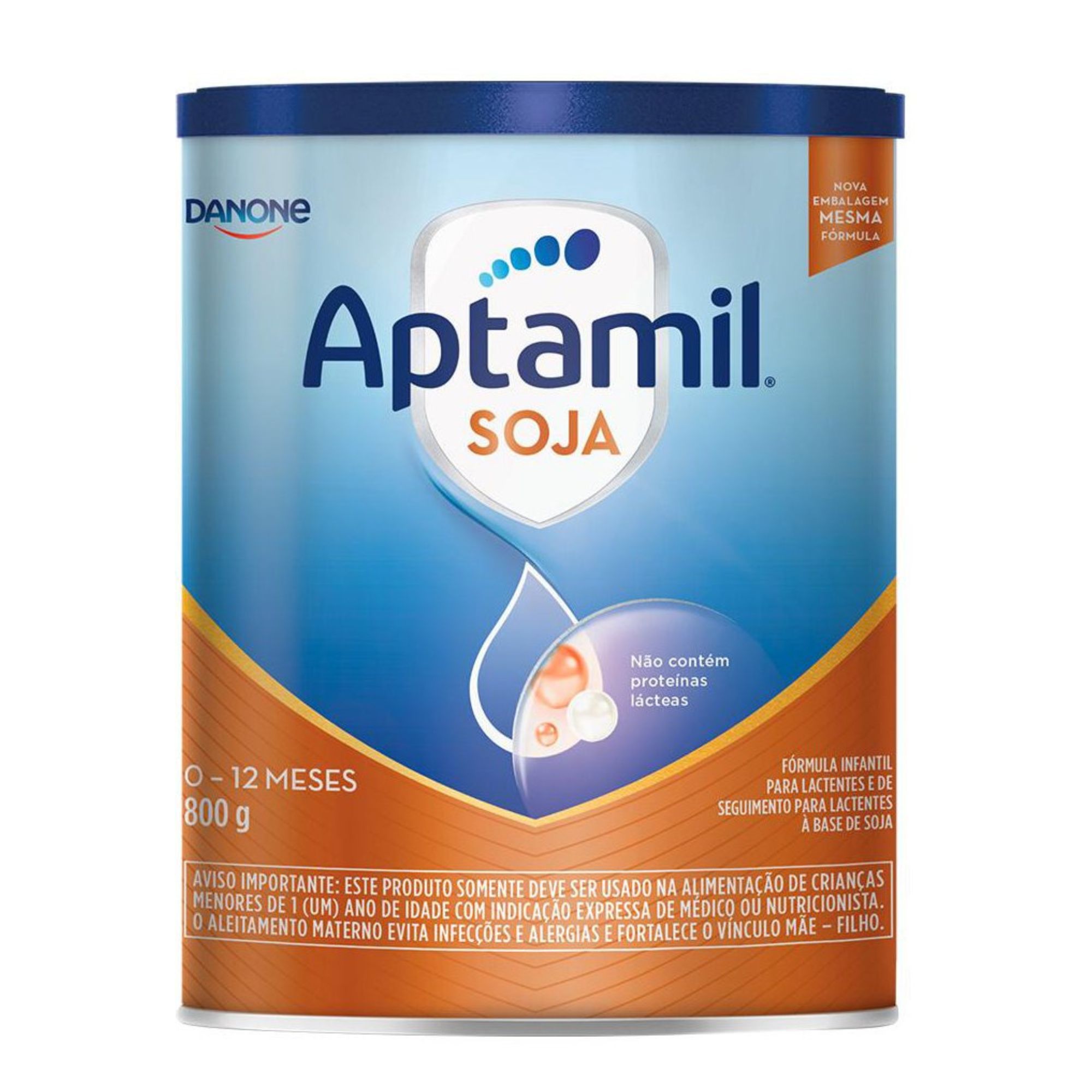 Fórmula Infantil Aptamil Soja 2 800g