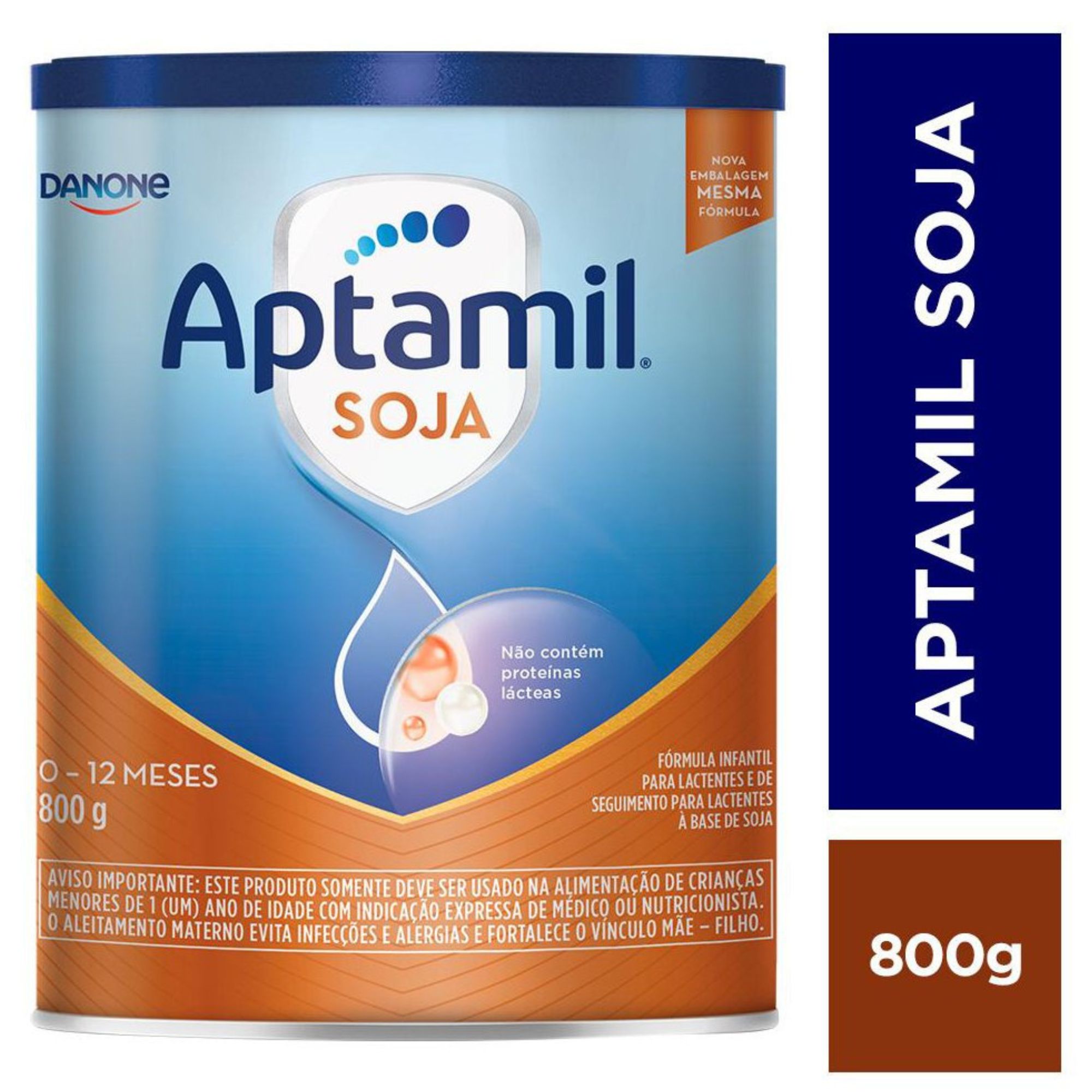 Fórmula Infantil Aptamil Soja 2 800g - Imagem 2