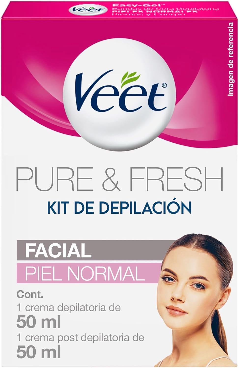 Kit De Depilação Facial Veet Pure & Fresh