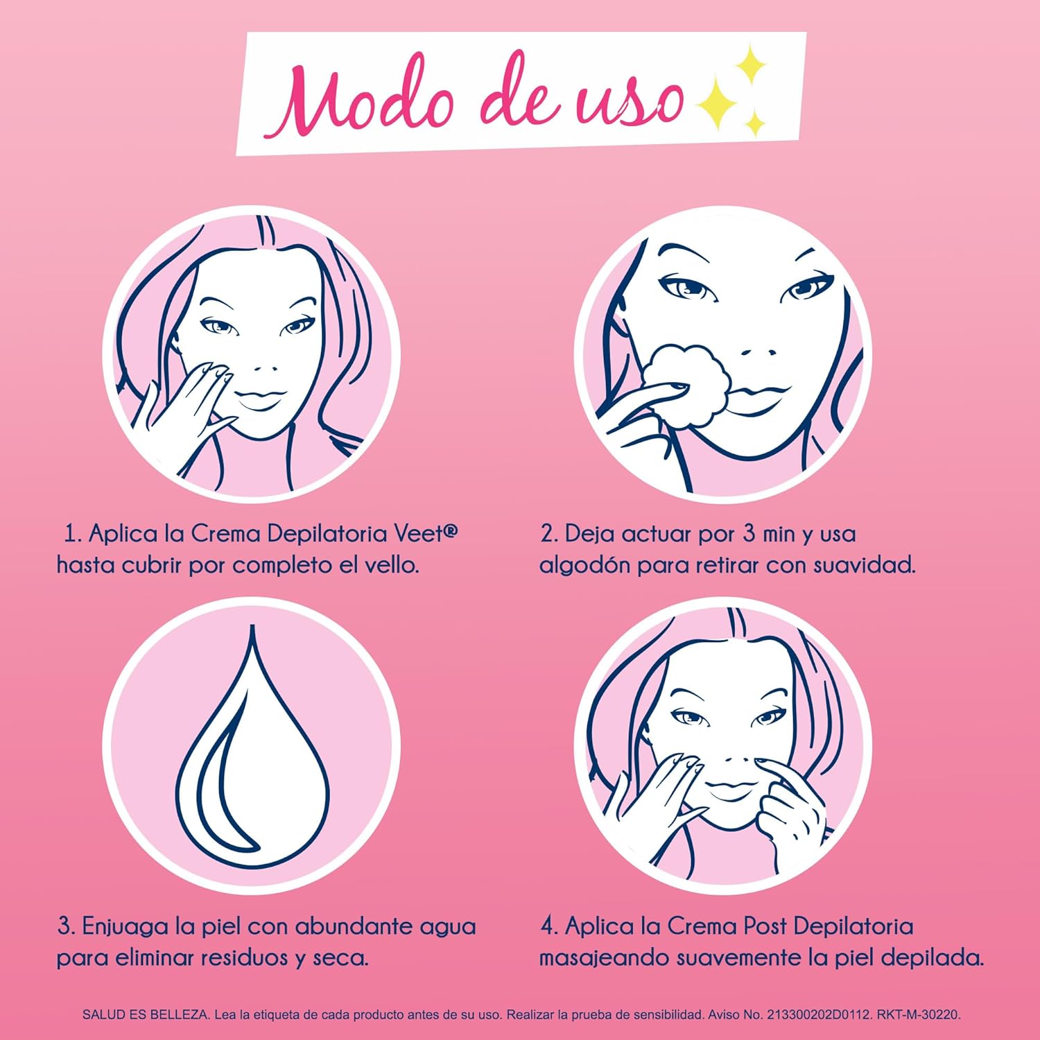 Kit De Depilação Facial Veet Pure & Fresh - Imagem 5