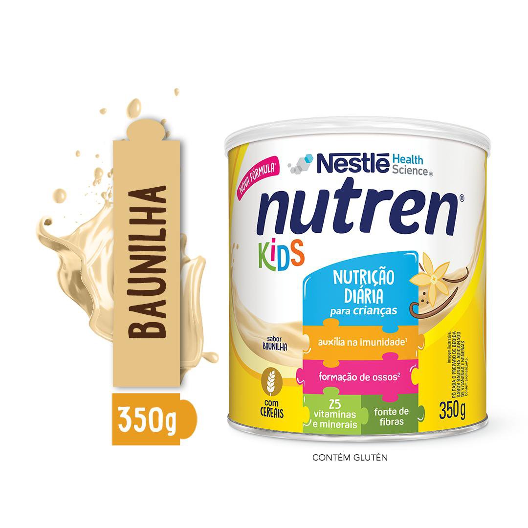 Complemento Alimentar Nutren Kids Baunilha 350g - Imagem 5