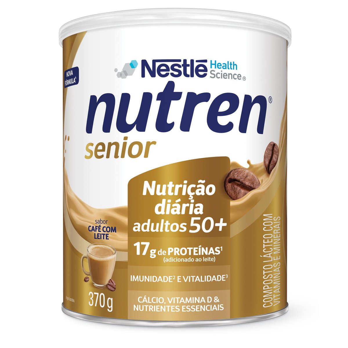 Suplemento Alimentar Nestlé Nutren Senior Café Com Leite 370g