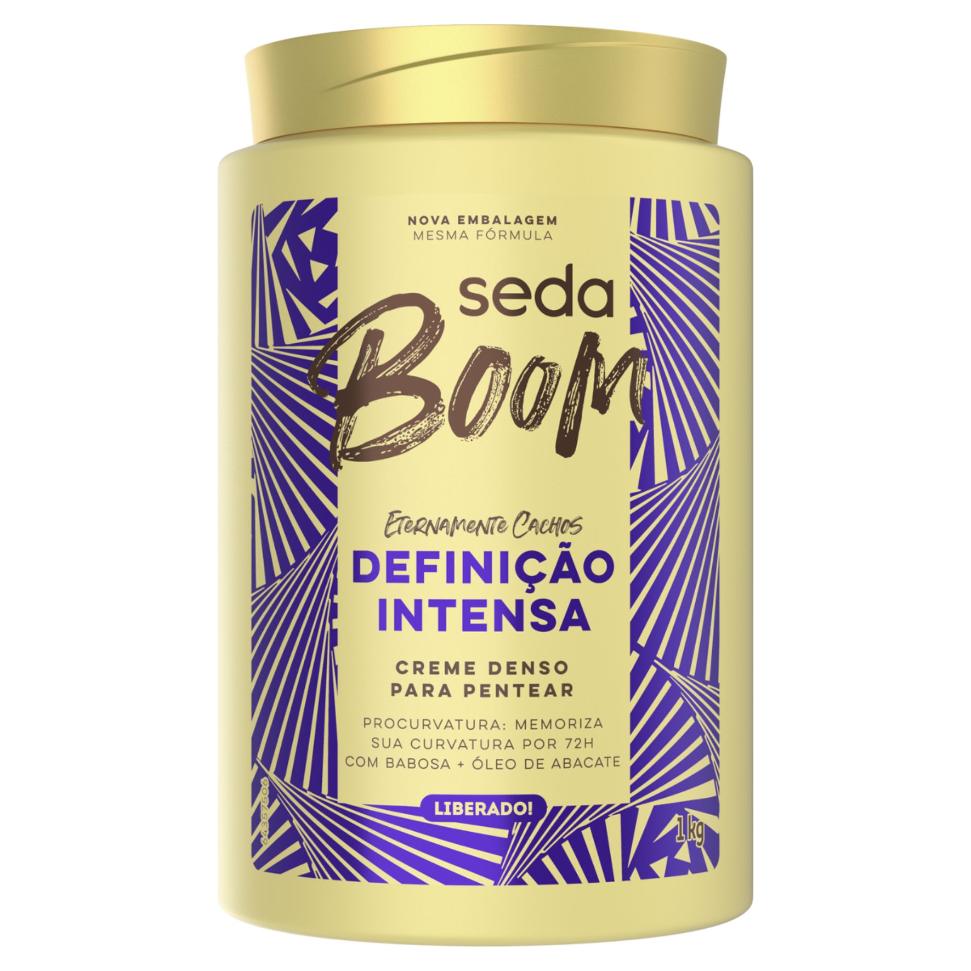 Creme Para Pentear Seda Boom Definição Intensa 1kg
