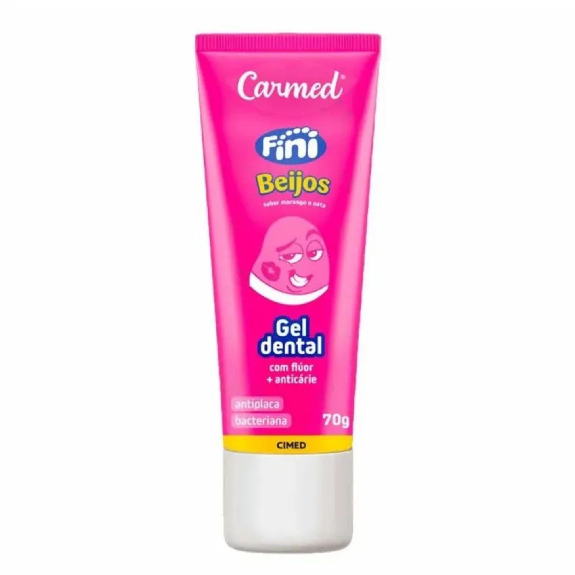 Gel Dental Com Flúor Carmed Fini Beijos 70g - Imagem 2