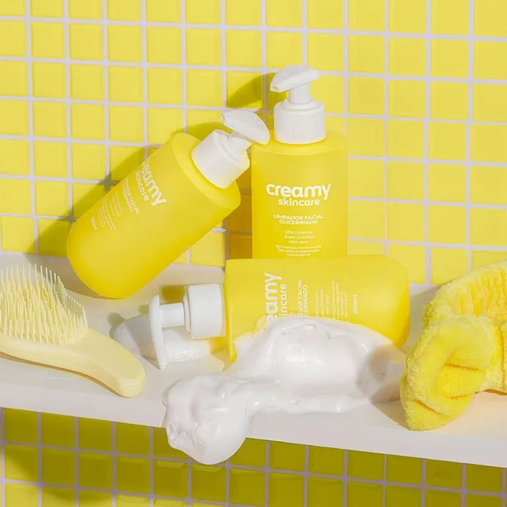 Limpador Facial Glicerinado Creamy Skincare 200ml - Imagem 3