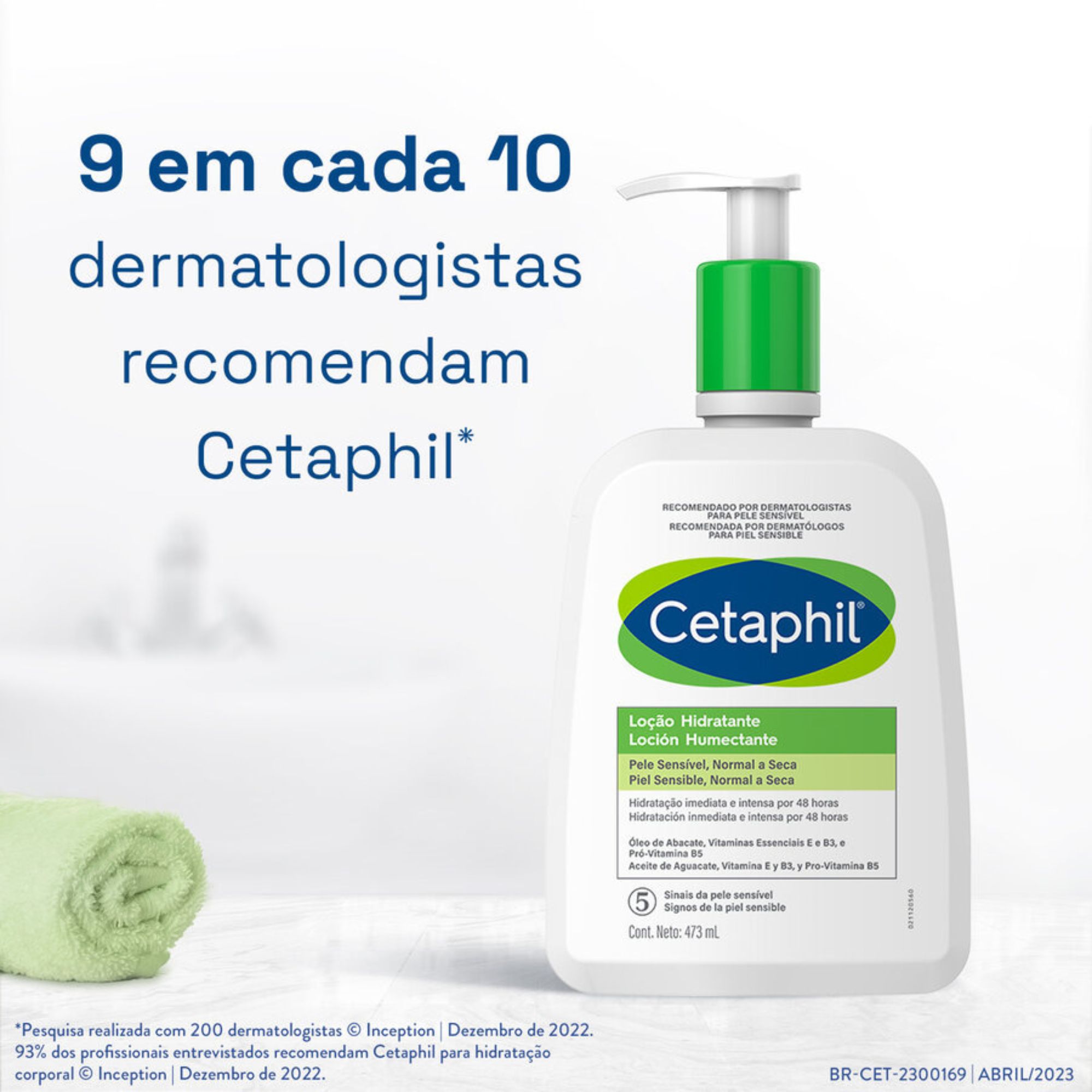 Loção Hidratante Cetaphil Pele Normal E Seca 473ml - Imagem 2