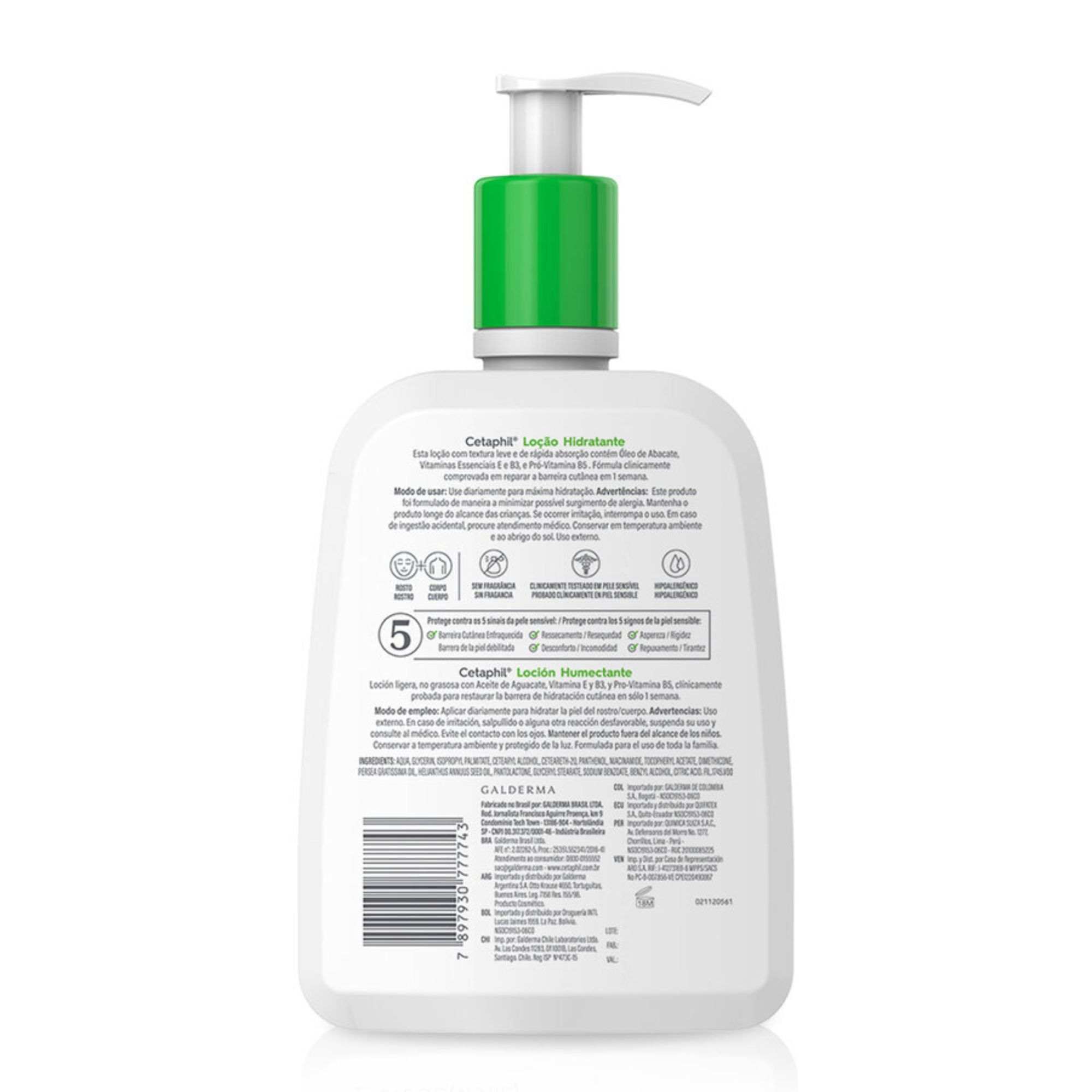 Loção Hidratante Cetaphil Pele Normal E Seca 473ml - Imagem 3
