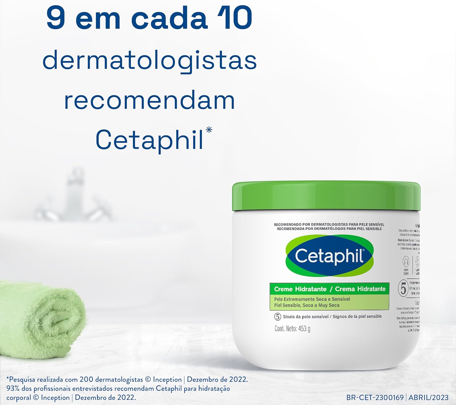 Creme Hidratante Cetaphil Body Extremamente Seca E Sensível 453g - Imagem 2