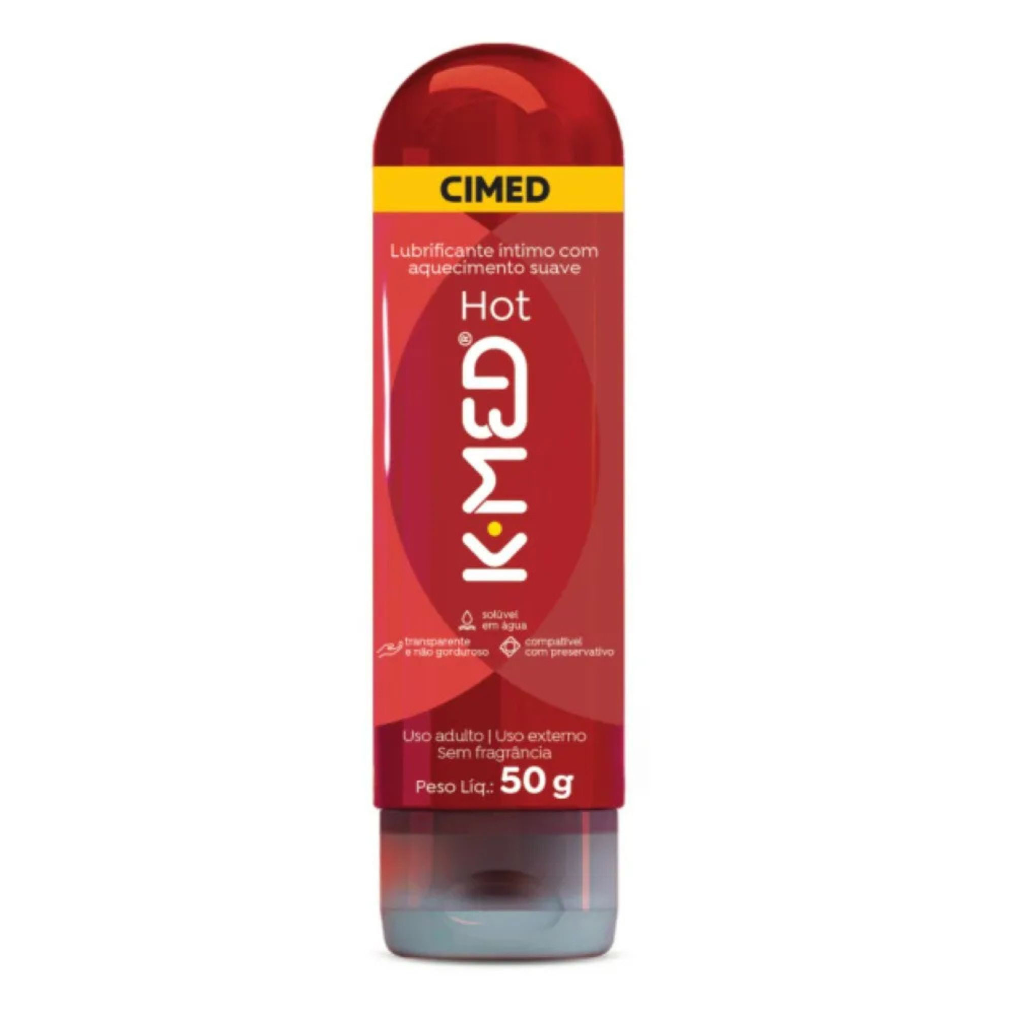 Gel Lubrificante Íntimo K-med Hot 50g