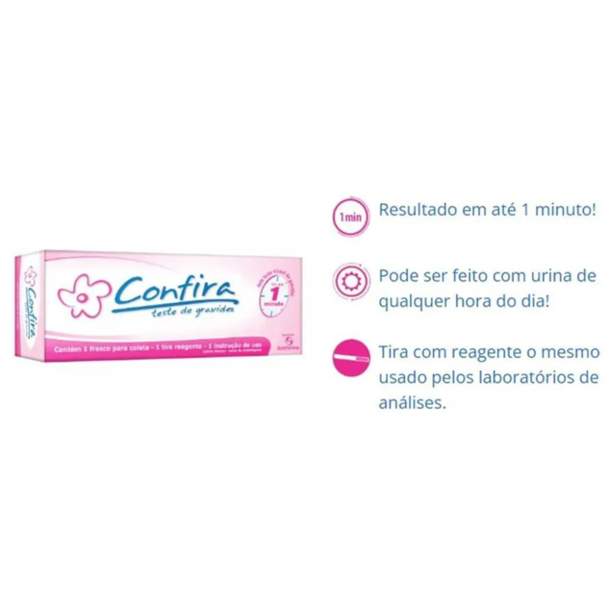 Teste De Gravidez Confira 1 Unidade - Imagem 4