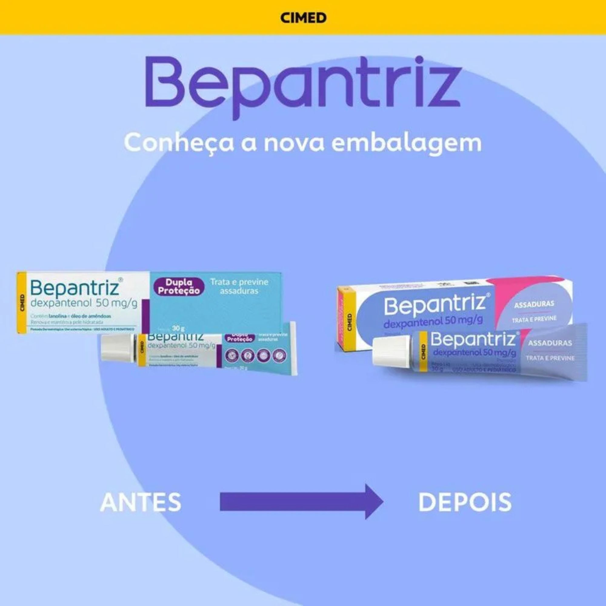 Pomada Para Prevenção De Assaduras Bepantriz 30g - Imagem 4