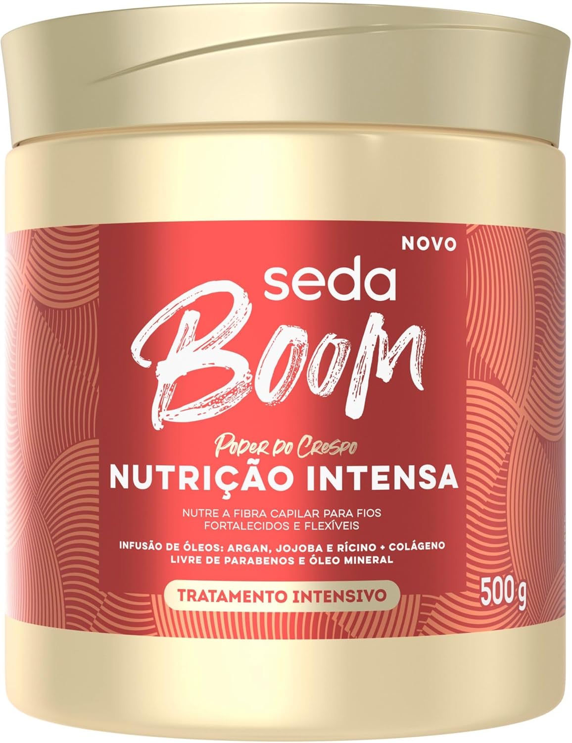 Máscara Tratamento Seda Boom Nutrição Intensa 500g
